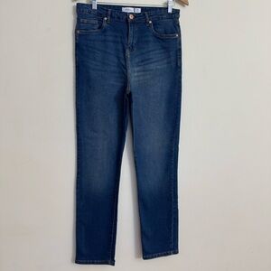Serra woman’s high rise stretch blue jeans Sz M (12)